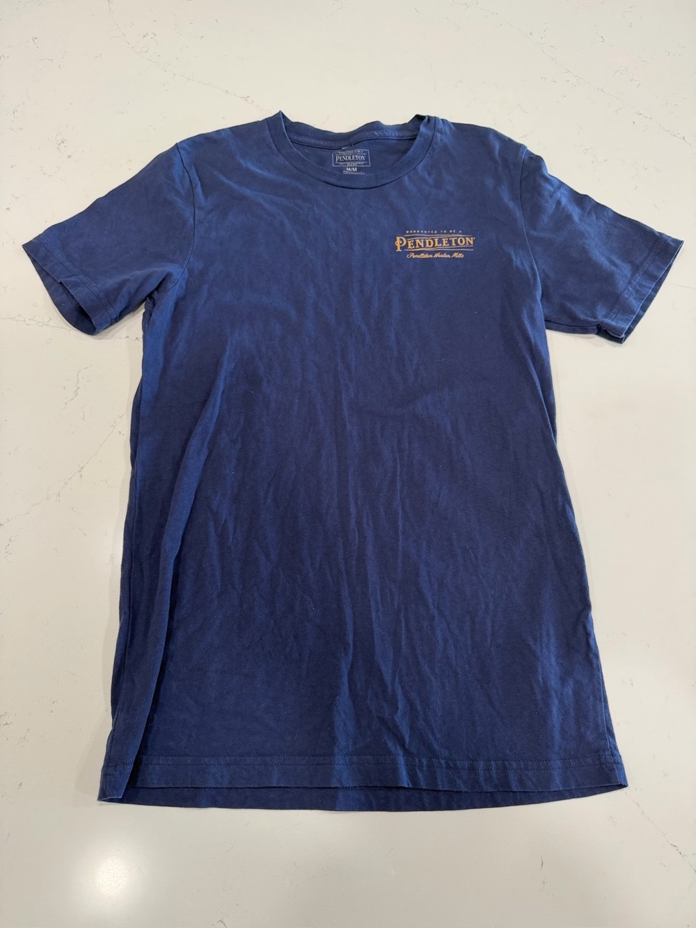 Pendleton Men's Short Sleeve Navy Graphic Tee - Medium